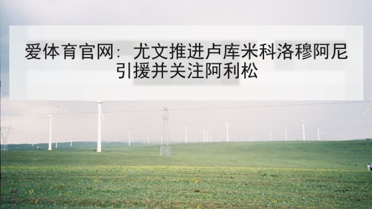 爱体育官网: 尤文推进卢库米科洛穆阿尼引援并关注阿利松