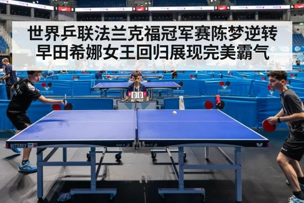 table tennis match action